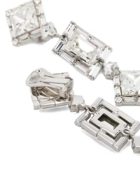 Kolczyki Alessandra Rich z kryształkami srebrne