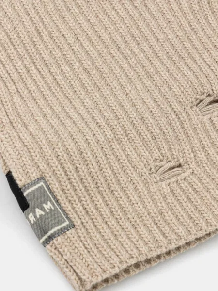 Вовняна балаклава Maison Margiela бежевий