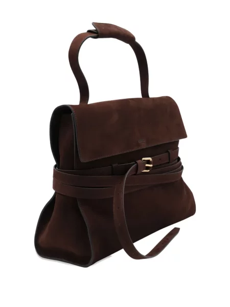 Geantă Moschino cu cataramă maro