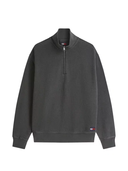 Hanorac cu fermoar Tommy Hilfiger negru