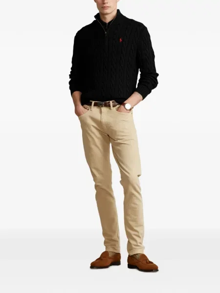 Cu centură curea Polo Ralph Lauren tricotate cu dungi albastru