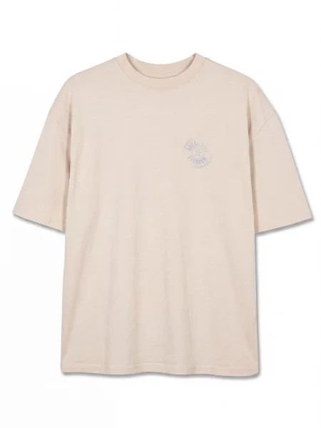 Pegador Tricou Nuevo crem / deschis albastru