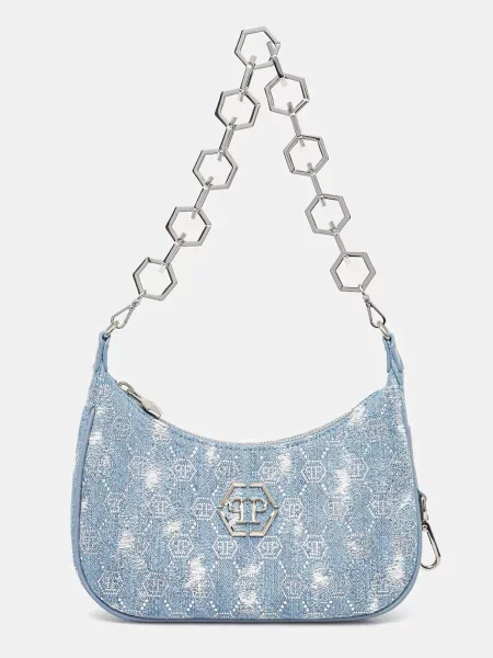 Philipp Plein geantă SAEA albastru