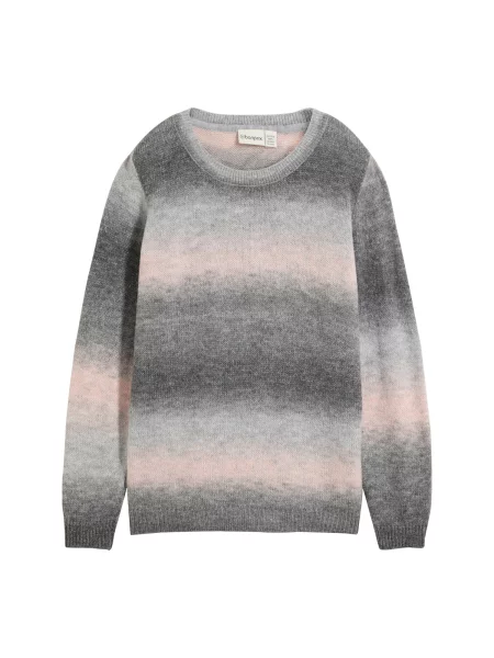Bonprix Pulover metalic / deschis / roz gri