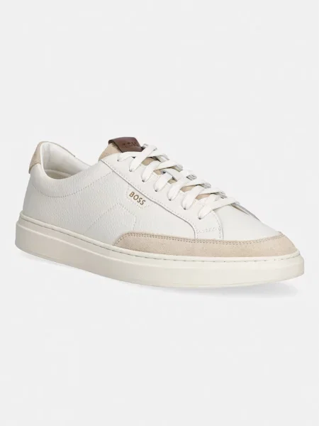 Sneakerși Boss alb