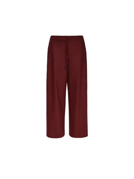 Spodnie Max Mara czerwone