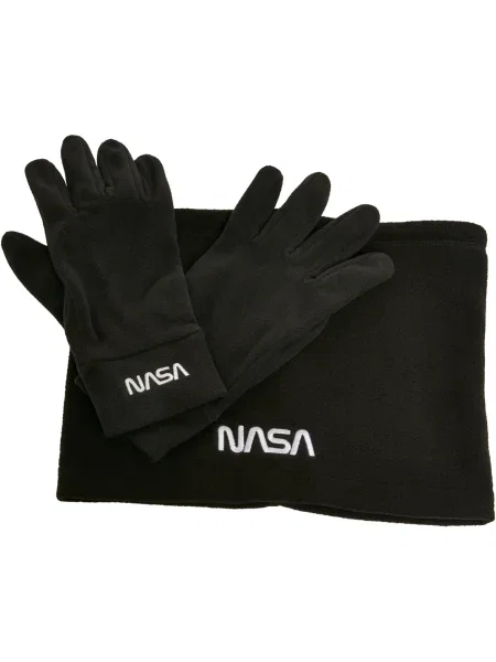 Mănuși Mister Tee din fleece negru