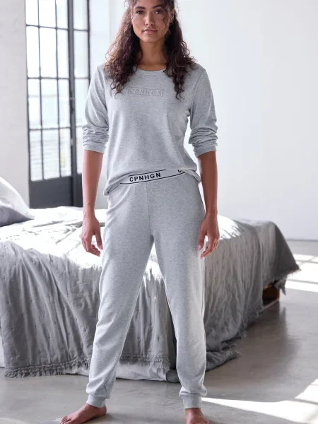 Copenhagen Studios Pantaloni de pijama gri negru