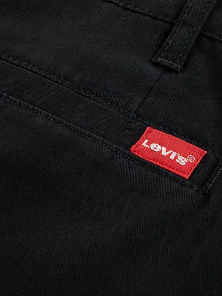 Spodnie cargo dziecięce Levi's czarne