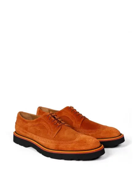 Brogues Paul Smith din piele de căprioară maro