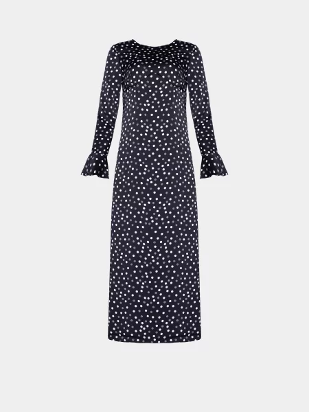 Сукня максі Braska поліестер/еластан чорний