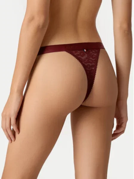 Kalhotky string Tommy Hilfiger červené