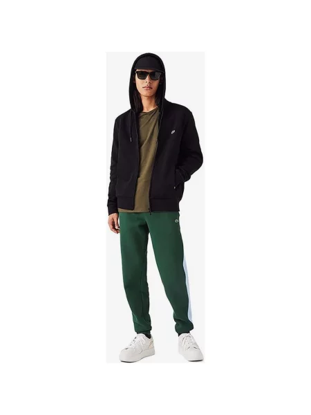 Bluza z kapturem i zamkiem błyskawicznym Lacoste Colorblock XS czarna