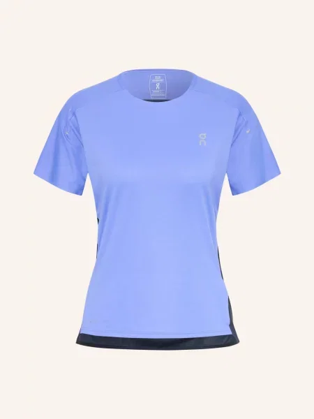 Koszulka do biegania On Performance-T sailor navy fioletowa