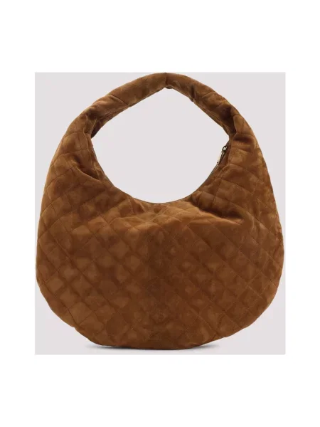 Torebka hobo Saint Laurent skórzana brązowa