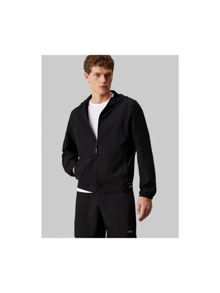 Geacă de blugi Calvin Klein Jeans negru