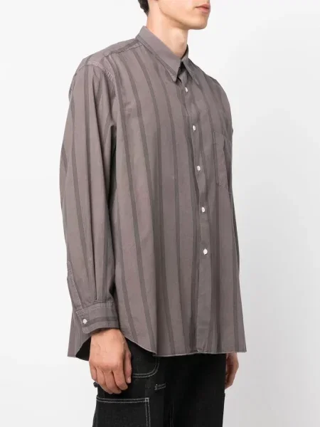 S límcem košile Comme Des Garçons Pre-owned hnědá
