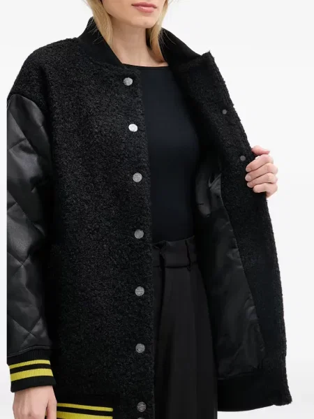 Matlasat bouclé geacă Dkny negru