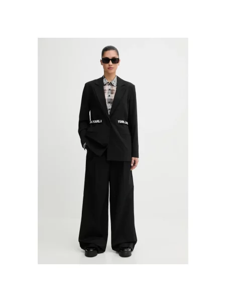 Spodnie Karl Lagerfeld czarne