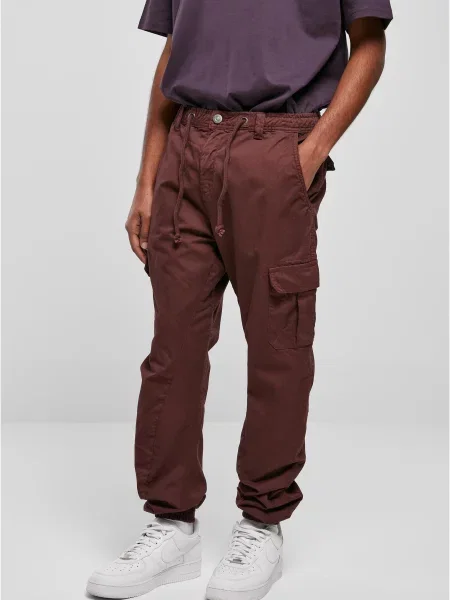 Běžecké cargo kalhoty Uc Men hnědé