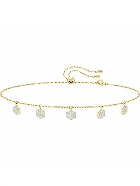 Naszyjnik Swarovski żółty
