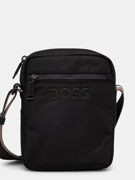 BOSS geantă mică pentru bărbați negru