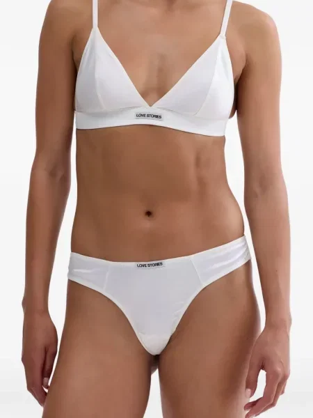 Sutien bralette Love Stories alb