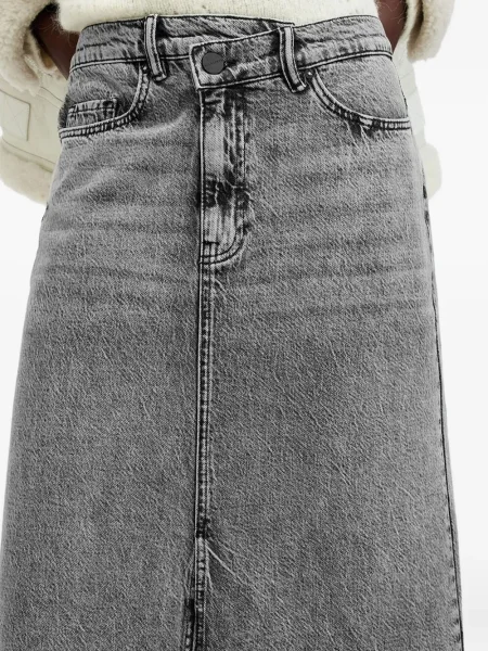 Fusta maxi Allsaints negru