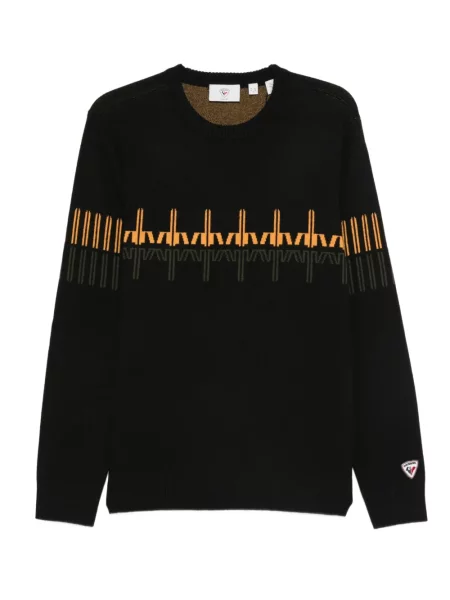 Pulover Rossignol cu decolteu rotund negru