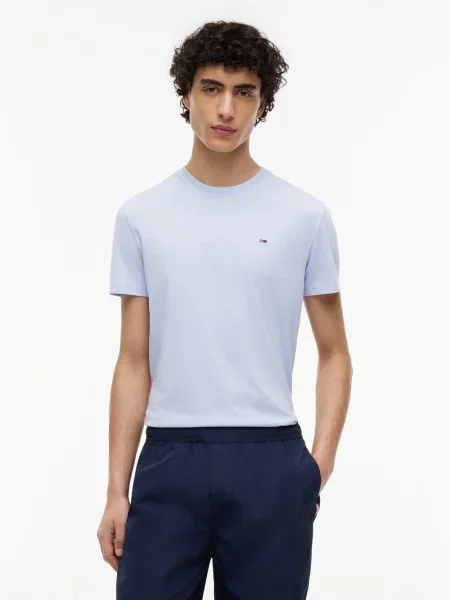 Tommy Jeans Koszulka Mężczyźni S niebieski
