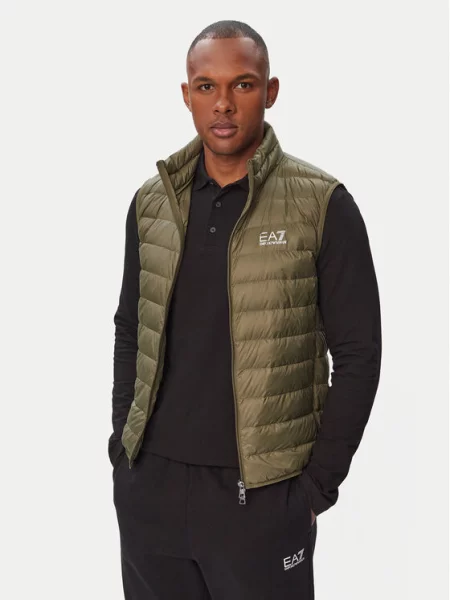 Emporio Armani Kamizelka PNGPZ ciemny zielony