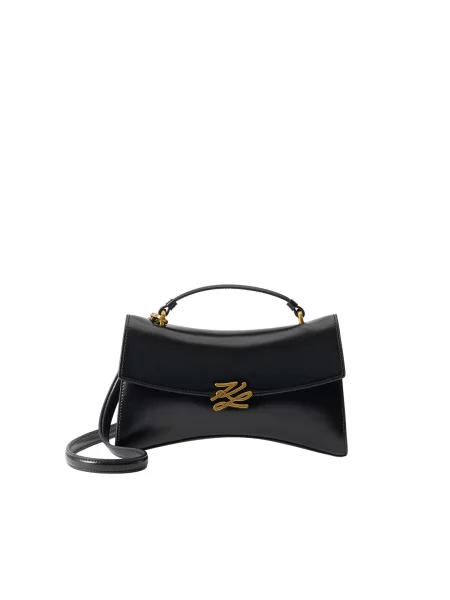 Karl Lagerfeld Kabelka K/AUTOGRAPH zlatá čierna
