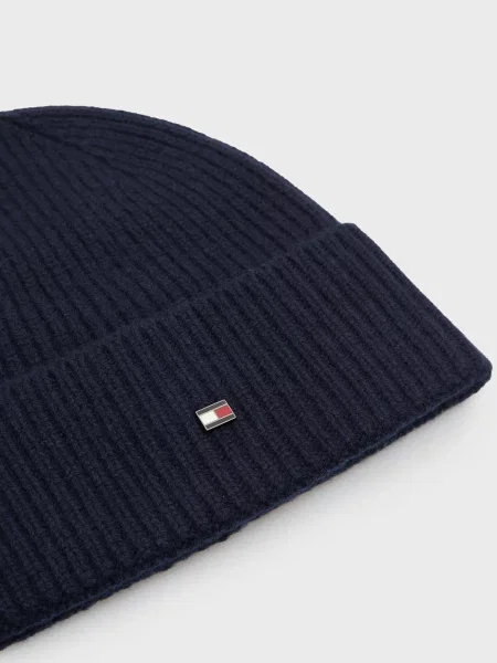 Кашемировая шапка Tommy Hilfiger синяя