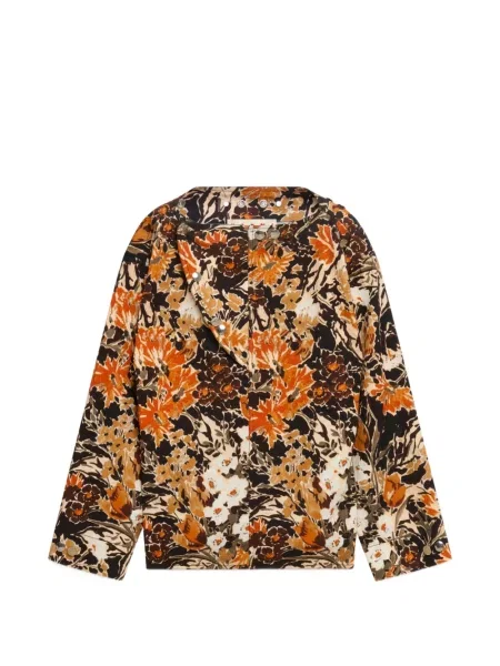 Top Marni cu imagine negru