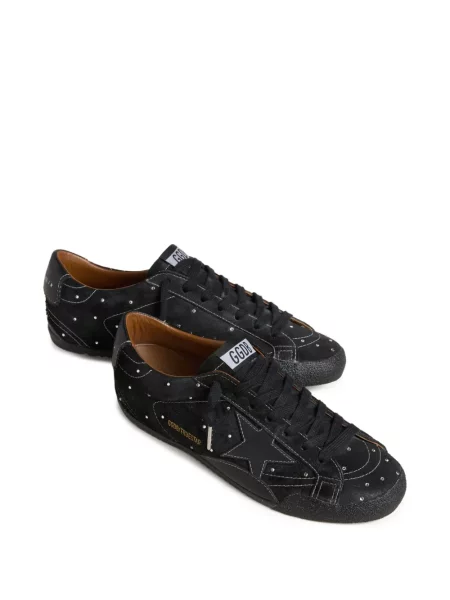 Маратонки Golden Goose с кристали черно