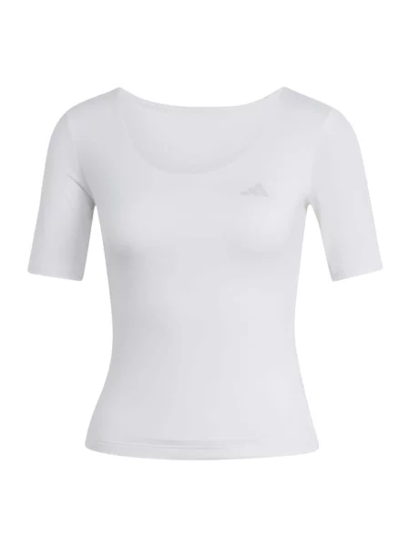 ADIDAS PERFORMANCE Tricou funcțional ALL ME ESS' alb