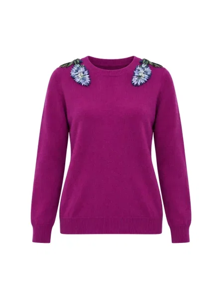 Sweter Dolce And Gabbana fioletowy