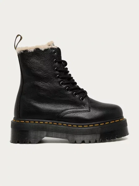 Dr. Martens Кожени кубинки Jadon FL черно