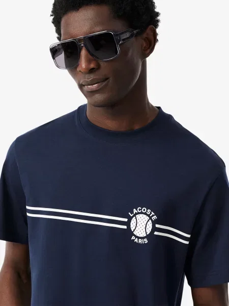 Футболка Lacoste синій