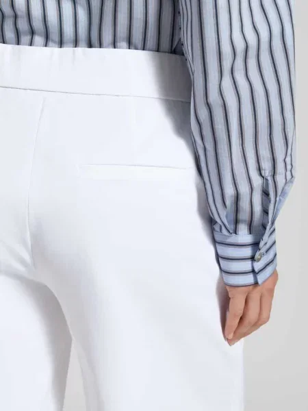 Bermudy wciągane Techno Cotton Superstretch Raffaello Rossi białe