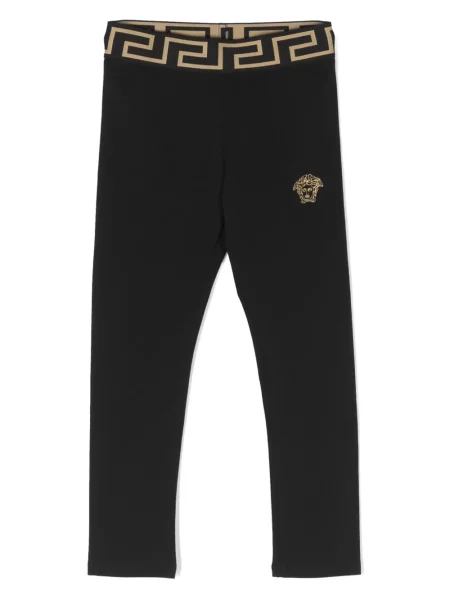 Legginsy dziecięce Versace czarne