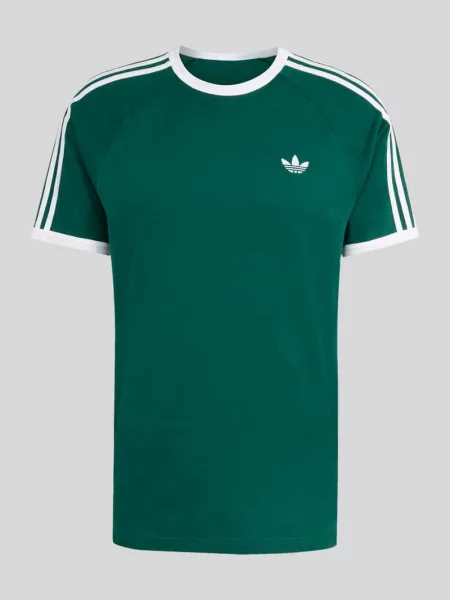 T-shirt o kroju regular fit z czystej bawełny Adidas Originals zielona