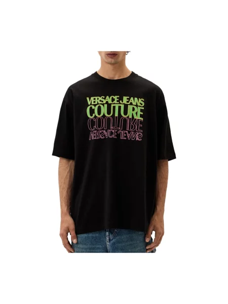 Koszulka Versace Jeans Couture czarna
