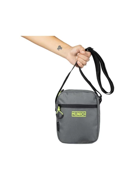 Sală de gimnastică geantă crossbody Munich gri