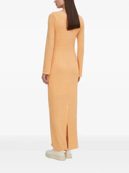 Rochie maxi Résumé lungă de costum portocaliu