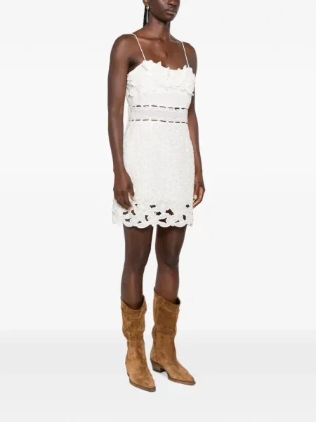 Rochie mini Isabel Marant din dantelă alb