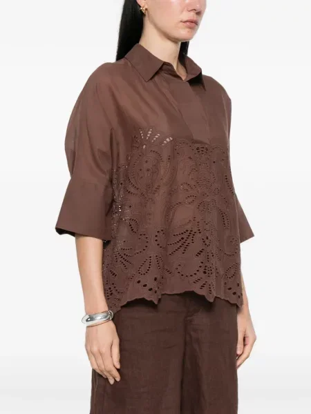 Bluzka Ermanno Firenze brązowa