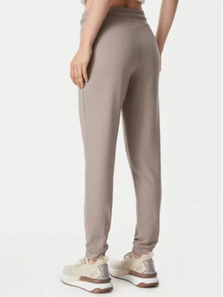 Emporio Armani Spodnji del trenirke Temno bež