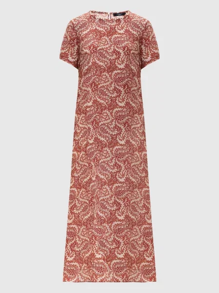 Сукня міді CRESPO із шовку Max Mara Weekend червона
