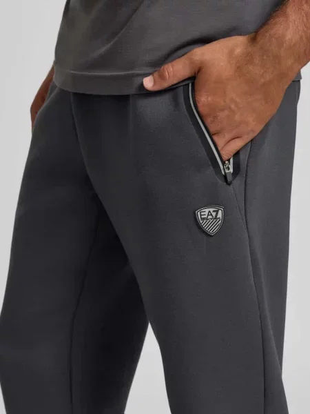 Spodnie dresowe z elastycznym ściągaczem Ea7 Emporio Armani